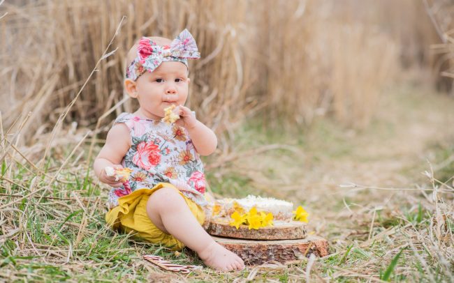 Outdoor Cake Smash Photoshoot Guelph Kitchener Photoshoot