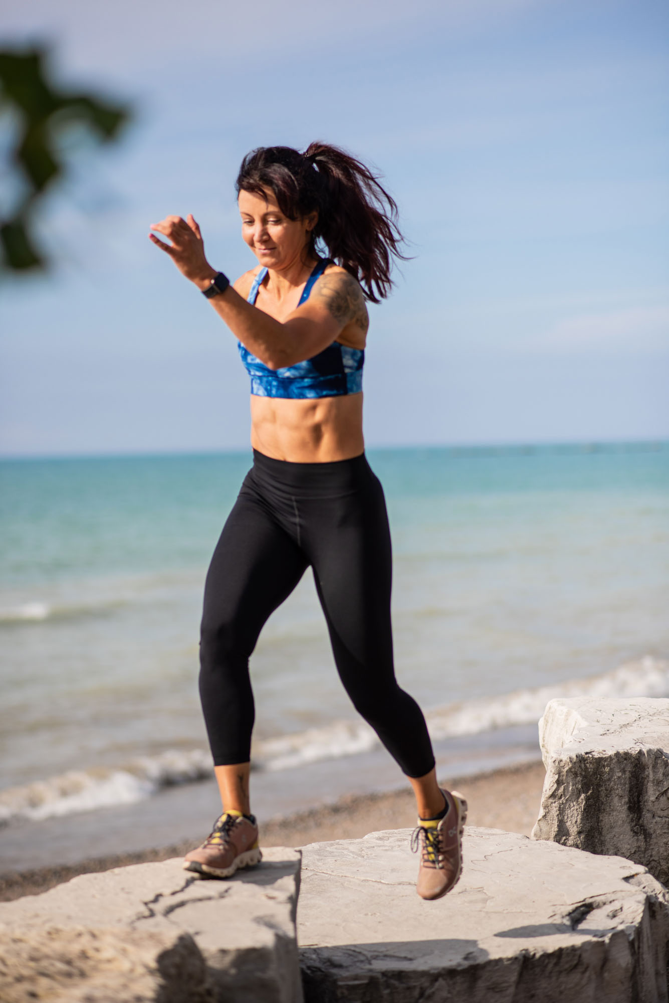 Outdoor fitness lifestyle photographer kincardine