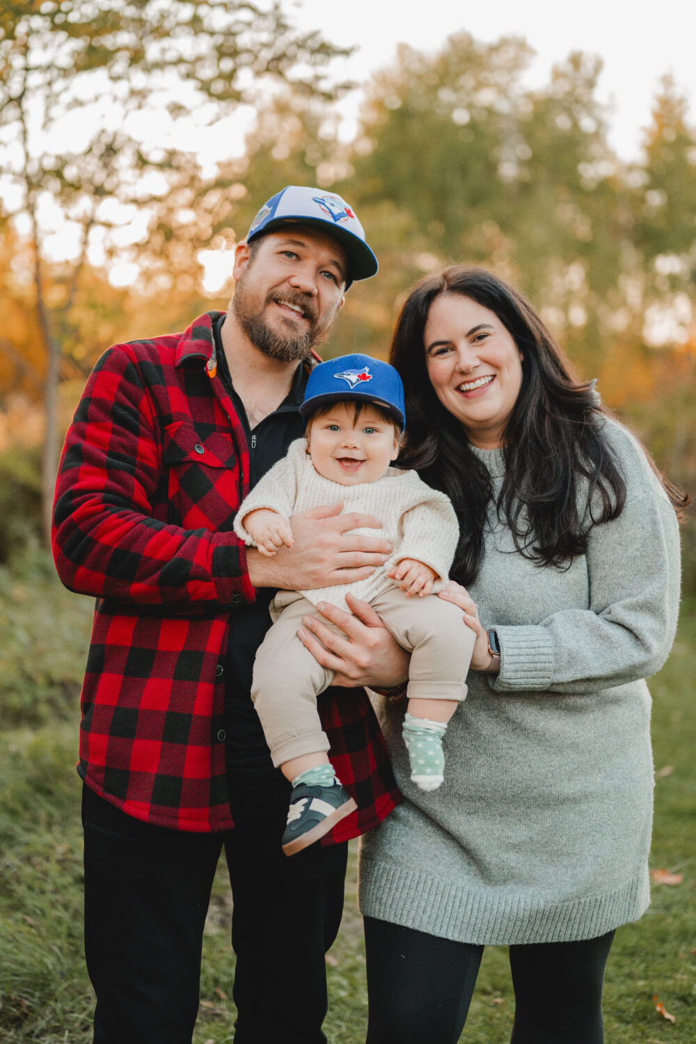 Candid fall family photography guelph arboretum