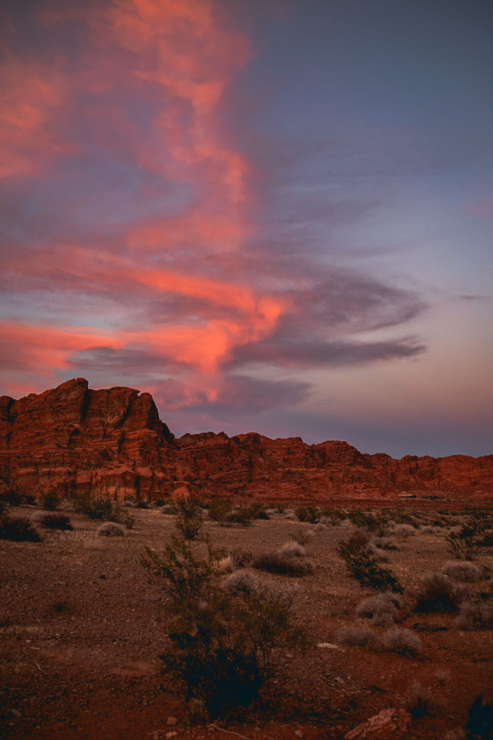Valley of Fire Nevada landscape sunset