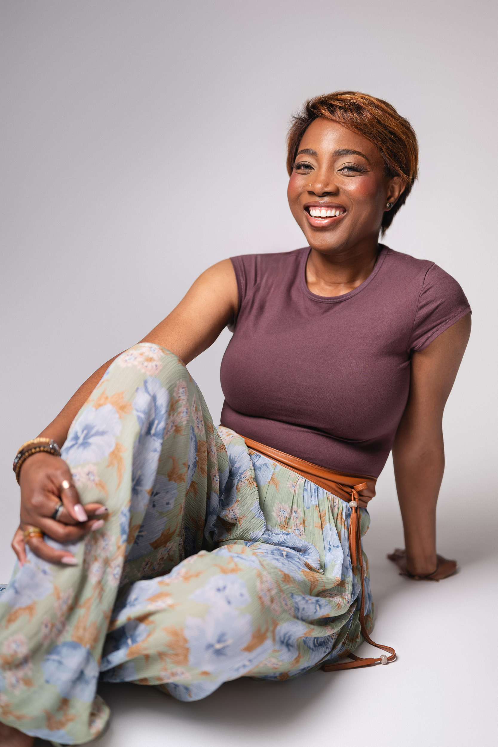 candid studio portrait photos