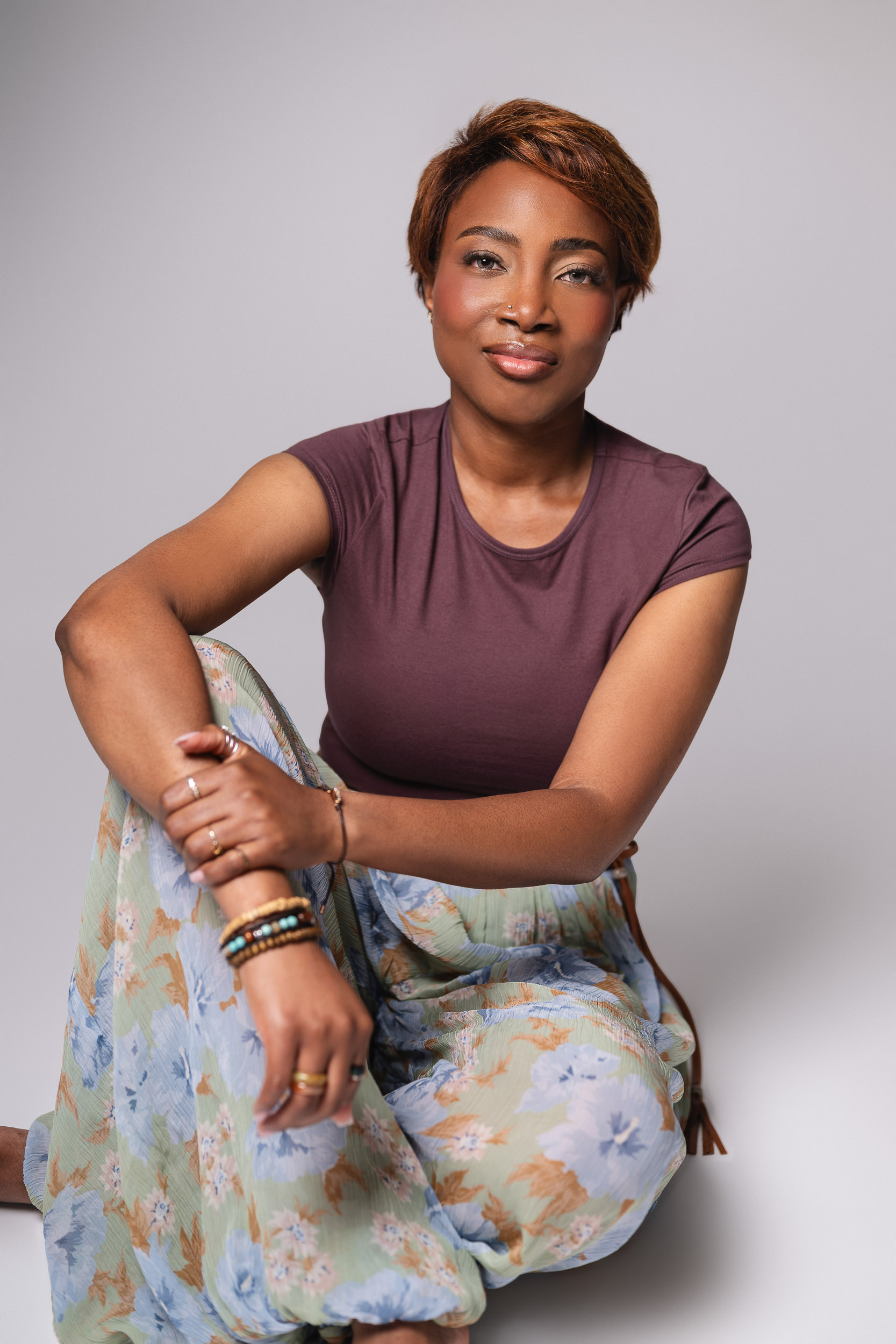 candid studio portrait photos